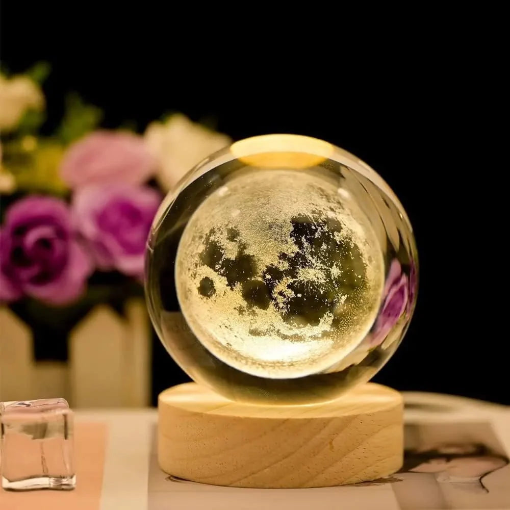 CRYSTALL MOON BALL LAMP